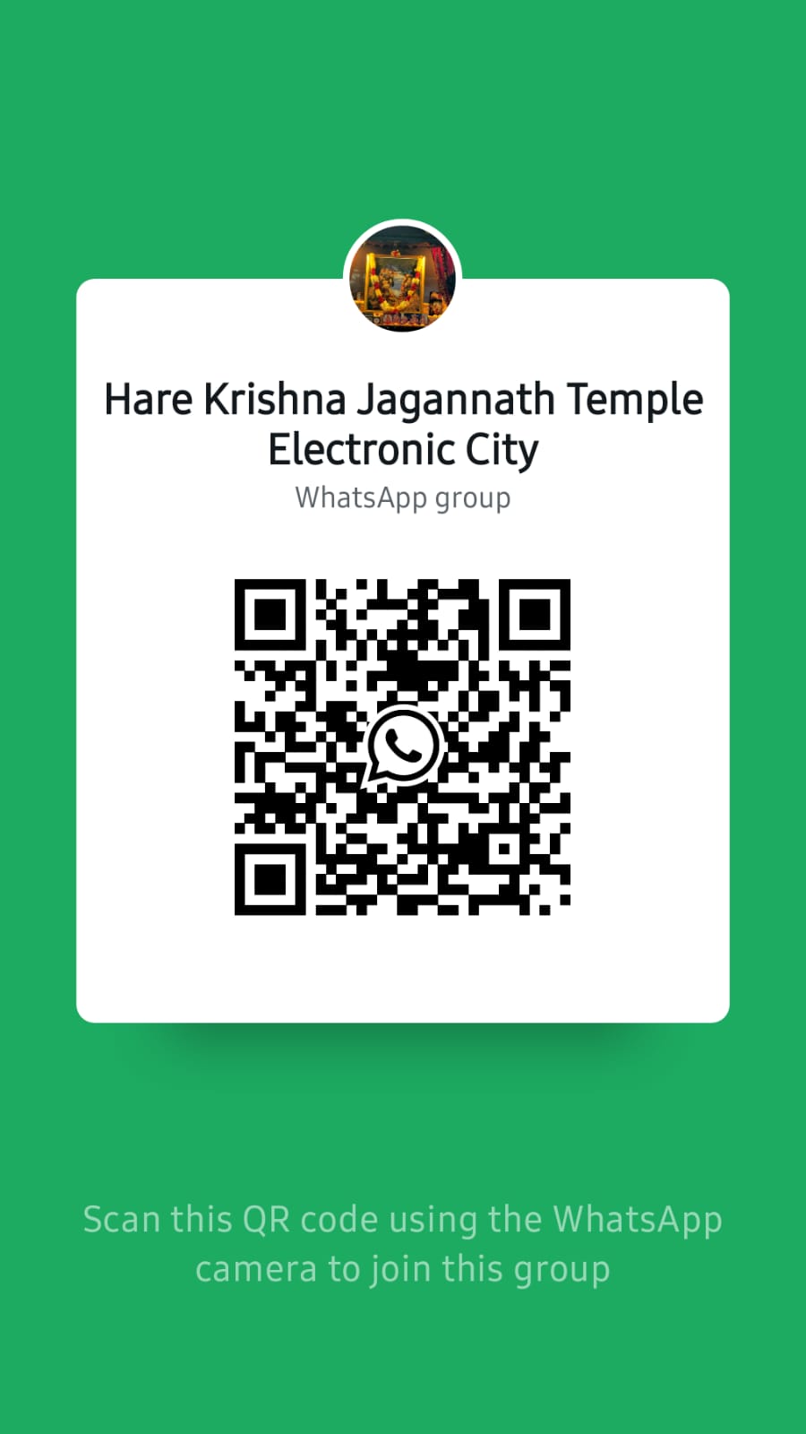 WhatsApp group QR code - Join Omkareshwar Das group